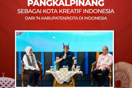 Pangkalpinang Terpilih Sebagai Salah Satu Kota Kreatif Indonesia Oleh Menparekraf RI