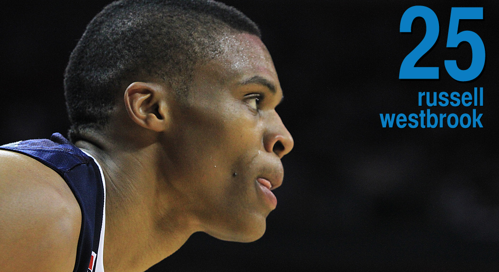 russell westbrook. #25: Russell Westbrook