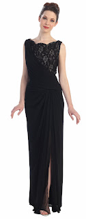 Sleeveless Lace/Chiffon Formal Evening Gown