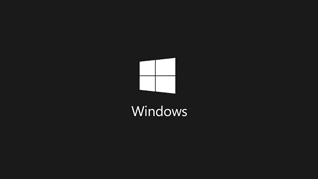 Black Windows Desktop Background