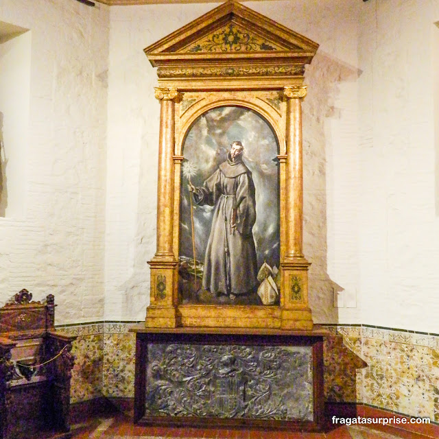 Altar de San Bernardino no Museu Casa de El Greco em Toledo, Espanha