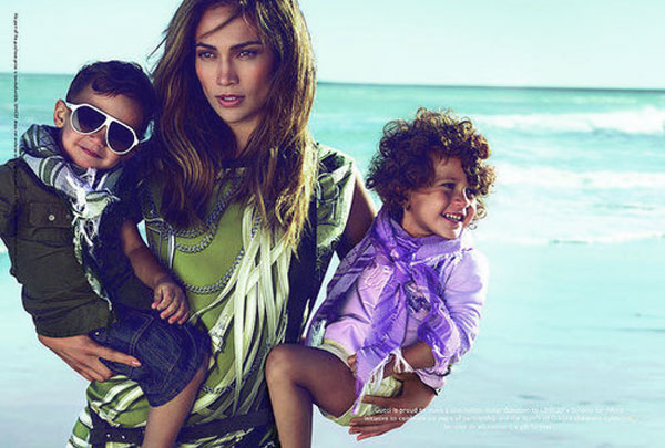 jennifer lopez kids gucci ad. Jennifer Lopez is the only