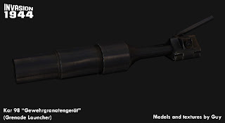 第二次世界大戦mod invasion1944 のドイツ軍ライフル ka 98 の新しいモデル