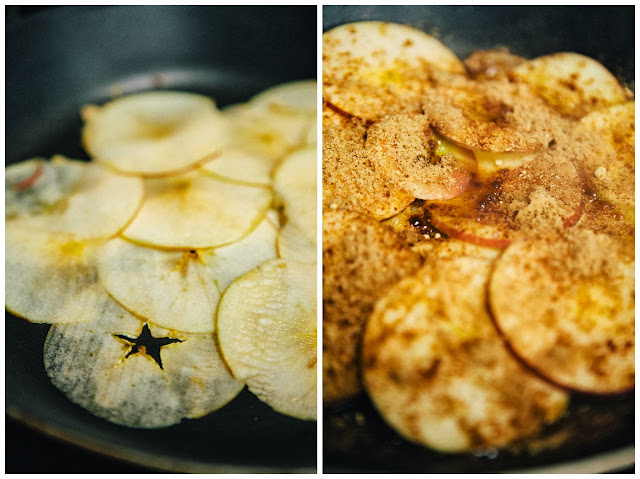 cinnamon sugar apples