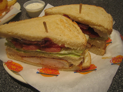 Johnny Rockets - grilled chicken club sandwich