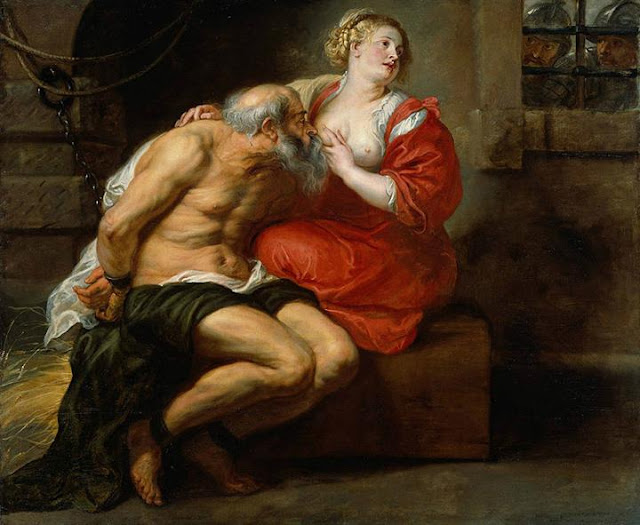 “Simon và Perot” - Bức tranh sơn dầu của Rubens