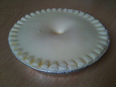 uncooked chicken mushroom pie