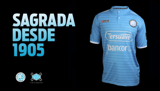 la nueva camiseta de belgrano de cordoba - indumentaria de belgrano de cordoba lotto