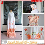 PSMT078A Mukena Anak Teenbell Factory Salem Size M