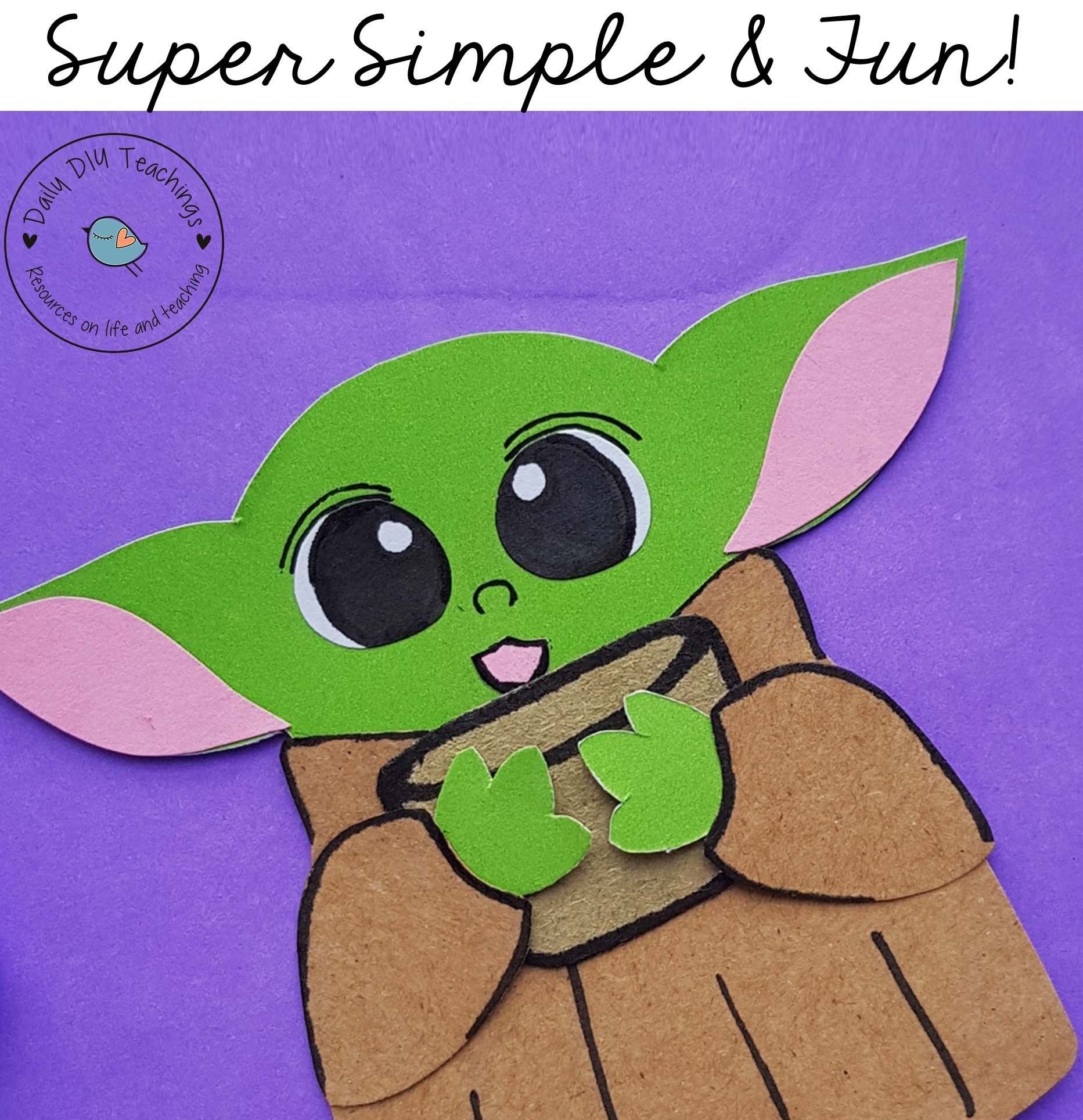 Diy Baby Yoda Craft Super Simple To Make Daily Diy Teachings