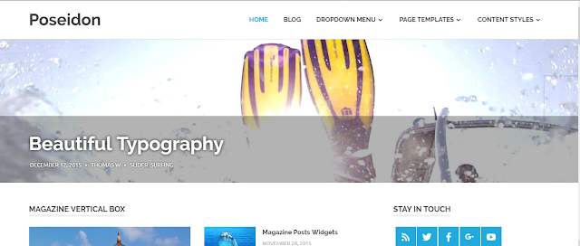 Poseidon Wordpress Theme Free