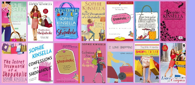 portadas del libro chick lit Loca por las compras, de Sophie Kinsella