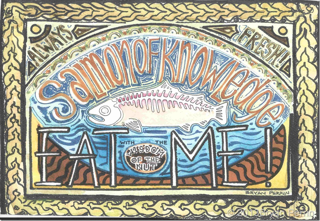 Salmon of Knowledge widom of the nut