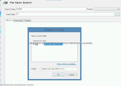 Investigation using OSForensics