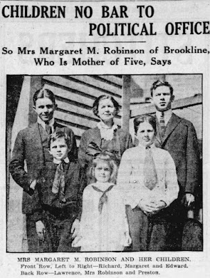 Margaret Robinson and her five children