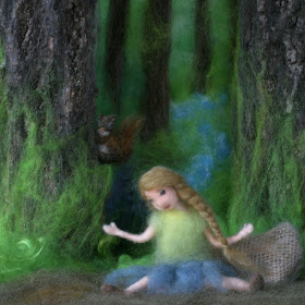 Gretel in the woods