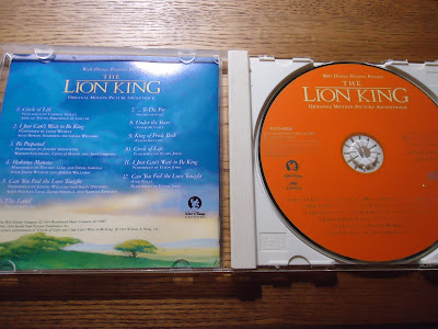 【ディズニーのCD】映画サウンドトラック　「The Lion King」ライオンキング