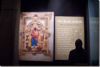 Book of Kells info plaque