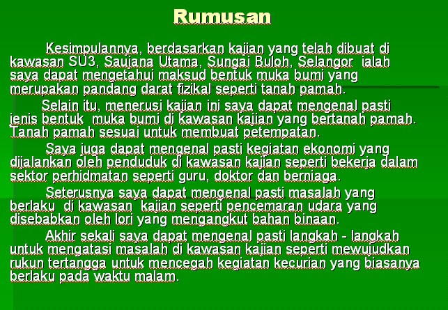 GEOGRAFI - Mengenali Ciptaan dan Kekuasaan Allah ke atas 