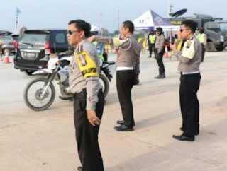 Karo Ops Polda Jateng  Tinjau  Pintu Tol Gringsing