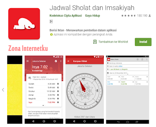 Jadwal Sholat Dan Imsakiyah