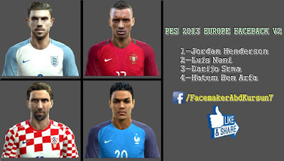 PES 2013 EUROPE FACEPACK V2 