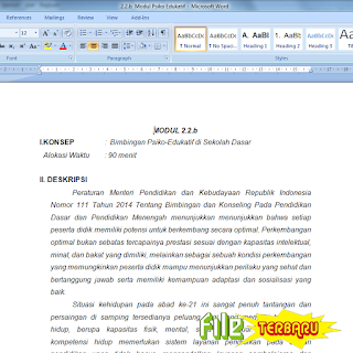 Download Modul Silabus Video Tentang Psiko Edukatif Model Terbaru Kurikulum 2013 Gratis