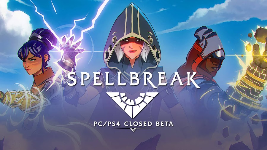 spellbreak closed beta live pc ps4 fantasy battle royale role-playing game epic games store proletariat