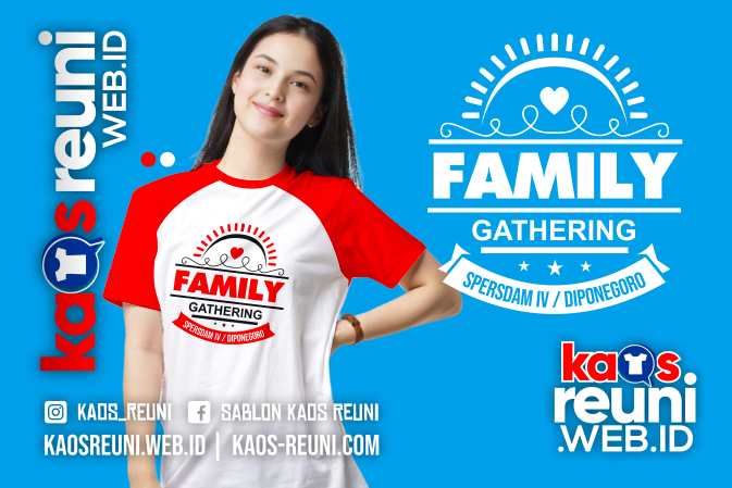 Family Gathering Spersdam IV - Desain Sablon Kaos Reuni Alumni