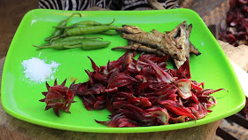 Dried fish and Roselle curry