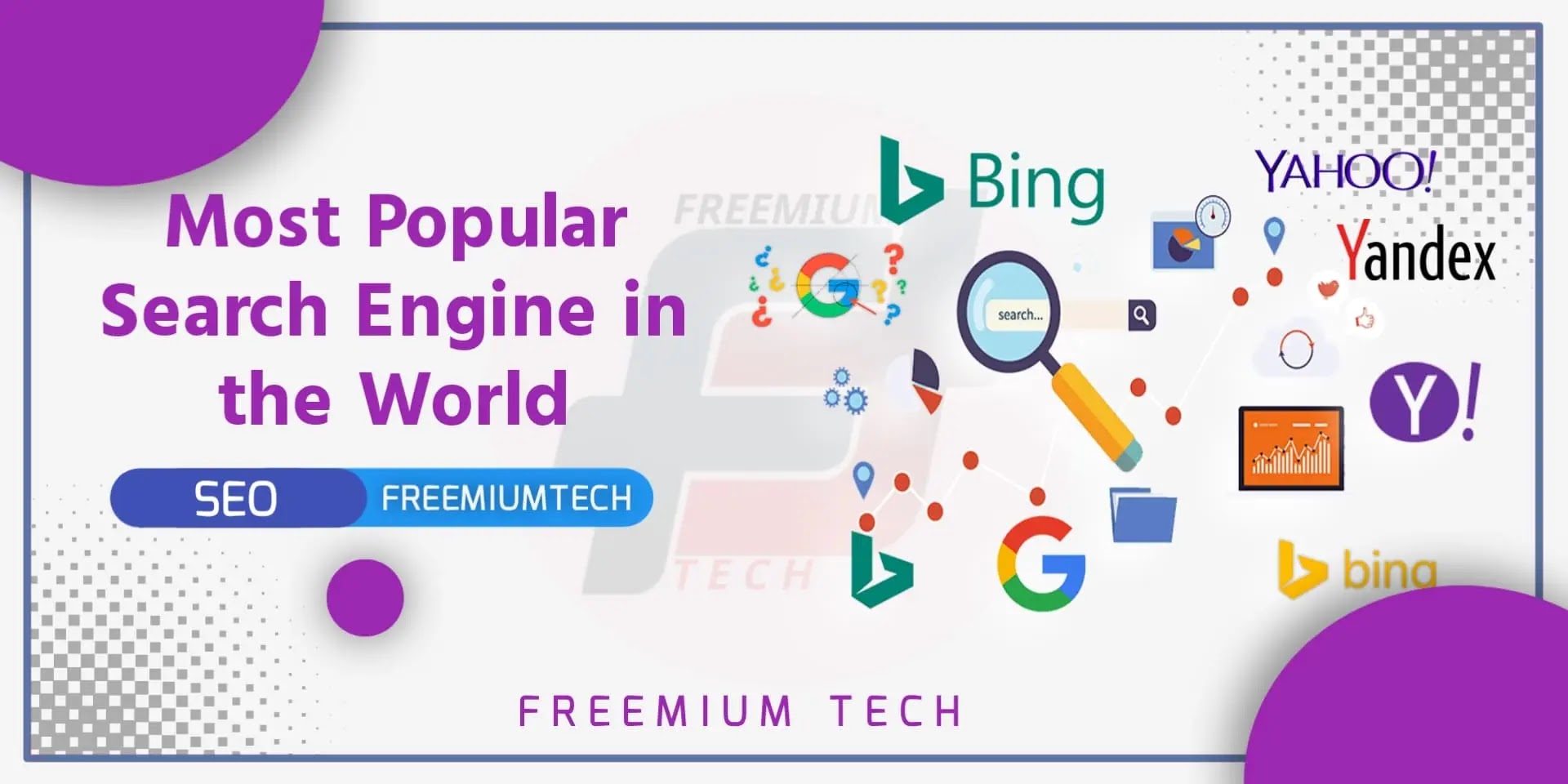 Name some of the most popular search engines in the world