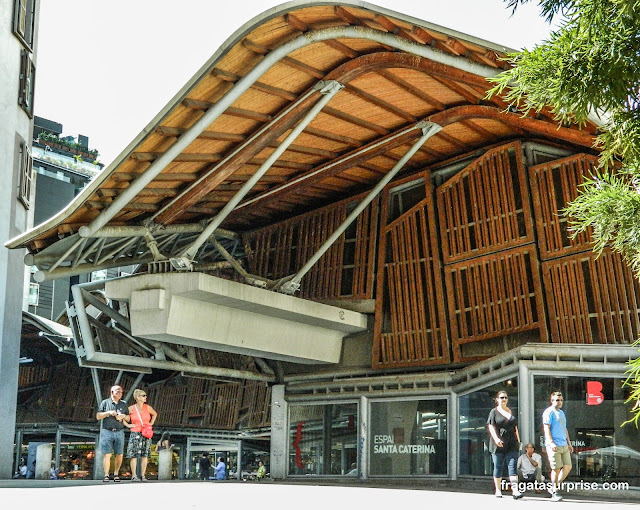 Mercado de Santa Caterina em Barcelona