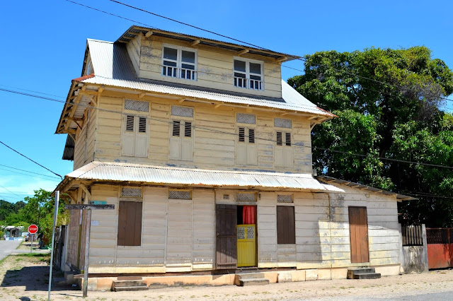 Guyane, Mana, église saint-Joseph, Javouhey, maison créole