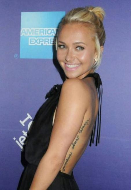 hayden panettiere tattoo. Hayden Panettiere insists she