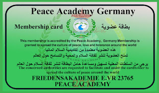 An international peace ambassador By: Abduljabbar Hussein Aldhufri