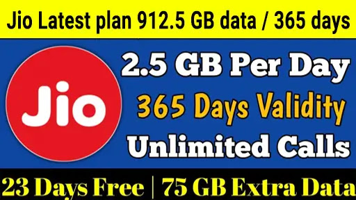Jio Latest plan for 365 days
