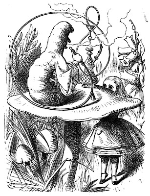 Alice's adventures in wonderland The Caterpillar Clip Art