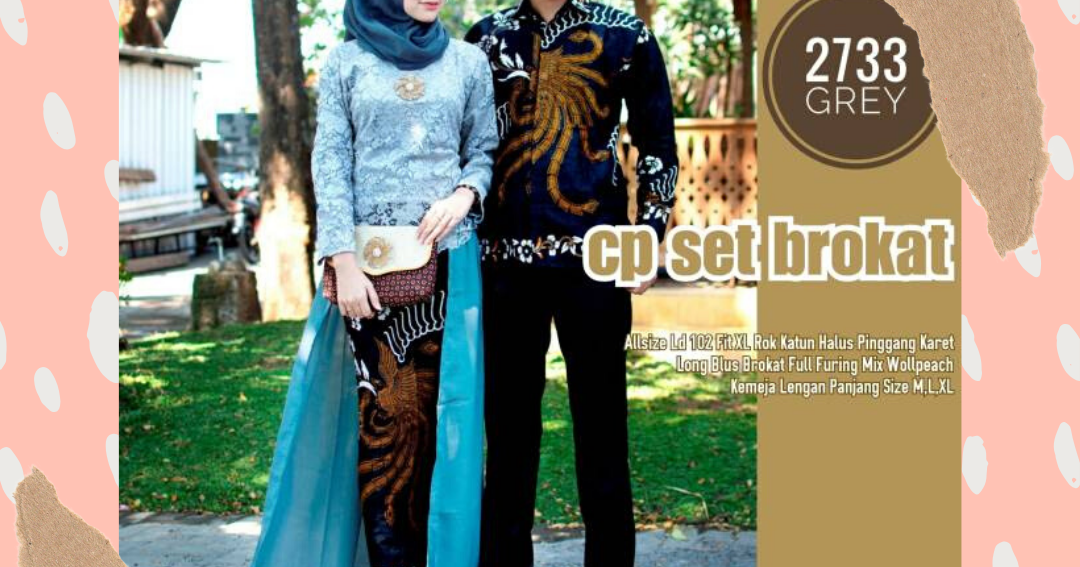 Batikcouple Store Model  Baju Kebaya Batik  Couple  Sarimbit 