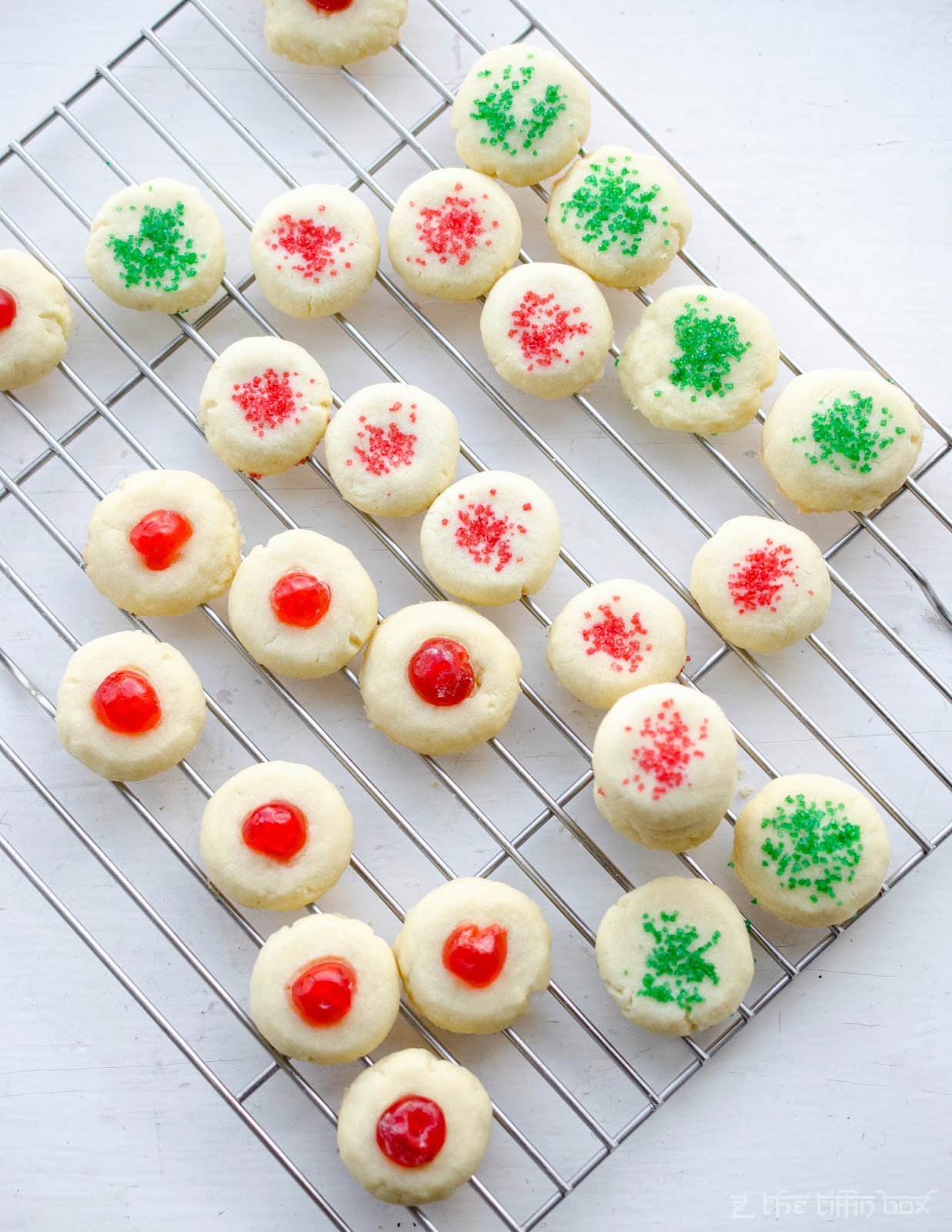 Lemon Scented 'Canada Cornstarch' Shortbread Cookies ~ The Tiffin Box