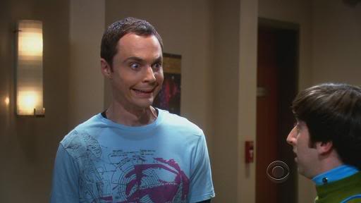 Sheldon cooper's creepy smile