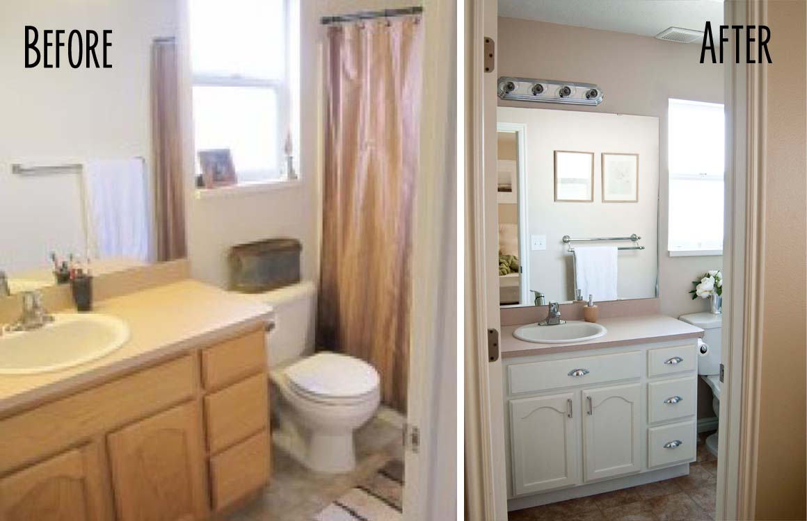 A Few of My Favorite Things: Master Bath Before and After