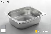 Recipente Gastronomice. Accesorii pentru Dotari HoReCa, Vascheta GN 1/2 Inox, Cuva GN 1/2 Inox, Tava Gastronorm GN 1/2 Inox, Recipiente Inox pentru Bucatarii Profesionale, Pret