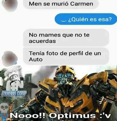 Murió Optimus u.u