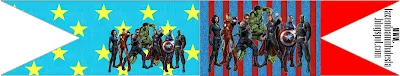 Avengers Food Flags.