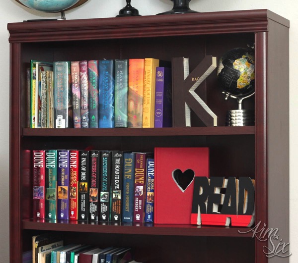 Bookcase with Book art