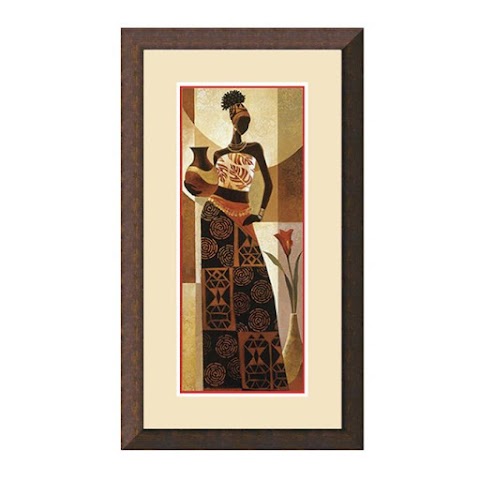 Framed African Women Tableau