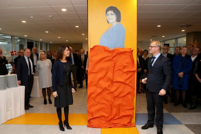 Princess Marie of Denmark attended opening of Hospital