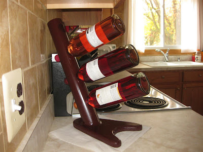 countertop wine rack plans