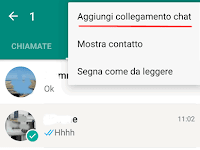 Come aggiungere un collegamento chat whatsapp