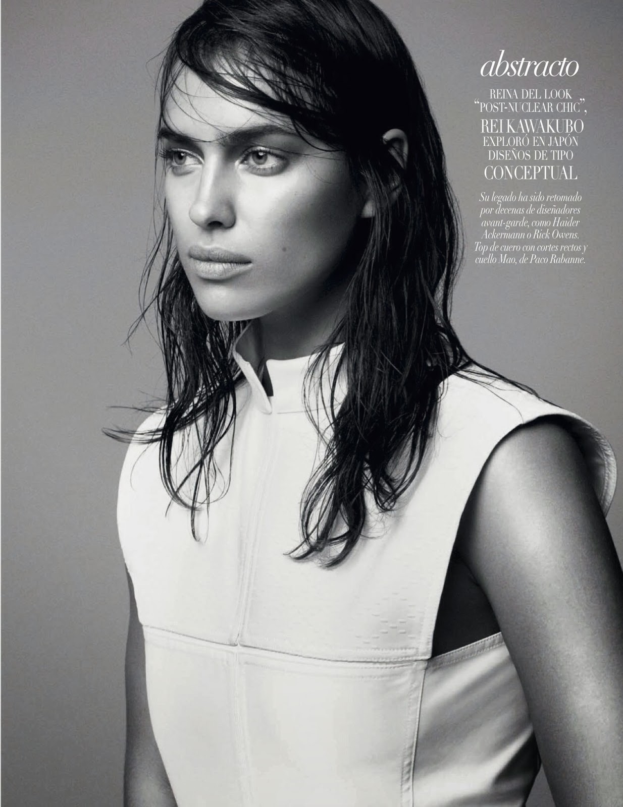 Irina Shayk Vogue Arabia Magazine Photoshoot Janeiro 2014